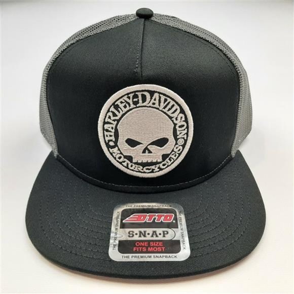 Harley Davidson Retro Vintage Style Patch Hat Cap Trucker Motorcyles HD Bikers